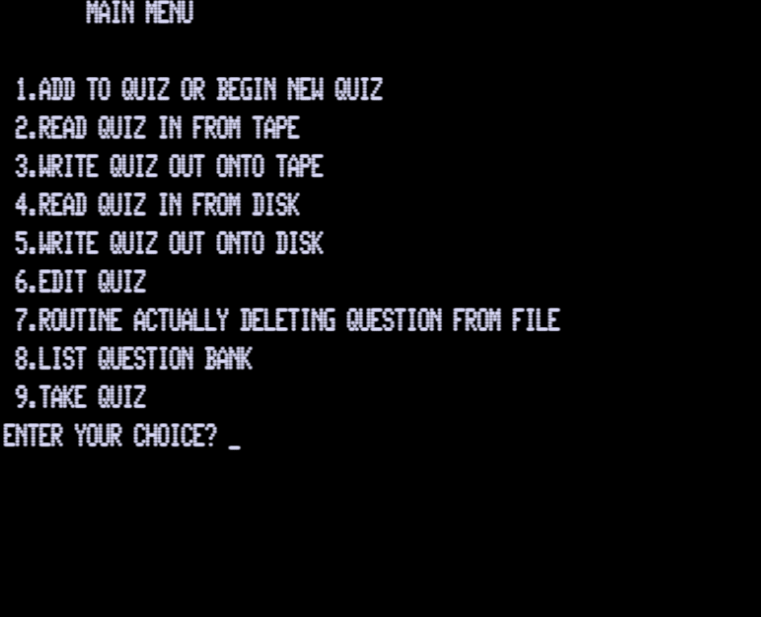 Screen shot